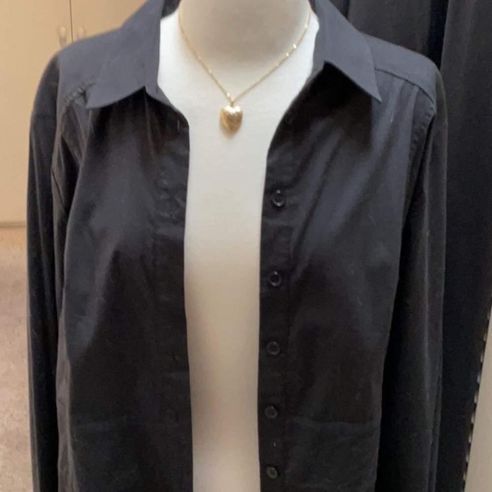 Soft Surroundings black blouse - Picture 8 of 8